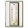 PS5-252 Alarm Controls Single Gang Pneumatic Time Delay (2 To 60 Seconds) Bronze Emergency Door Release Red