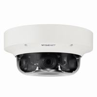 PNM-8082VT Hanwha Techwin 3~6mm Motorized 30FPS @ 2MP Outdoor IR Day/Night WDR Dome Panoramic IP Security Camera PoE