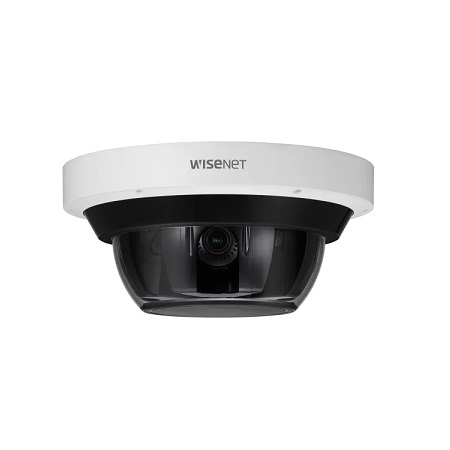 PNM-9084RQZ1 Hanwha Techwin 3.2~10mm Motorized 60FPS @ 2MP Outdoor IR Day/Night WDR Dome IP Security Camera 12VDC/PoE