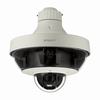 PNM-9321VQP Hanwha Techwin 2-in-1 Multi-directional Outdoor Day/Night WDR Panoramic IP Security Camera - No Lens Modules with 4.44~142.6mm 32x Optical Zoom 60FPS @ 2MP Outdoor IR Day/Night WDR PTZ IP Security Camera PoE