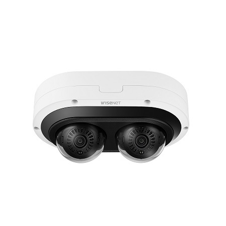 PNM-C7083RVD Hanwha Techwin 3~6mm Motorized 30FPS @ 4MP Outdoor IR Day/Night WDR Dome IP Security Camera PoE