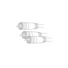 PPP18X Vanco Cable RG59A Co-Phase PL259/2-PL259 18ft
