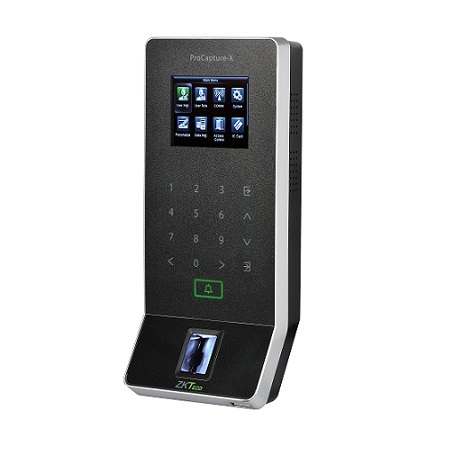 PROCAPTURE-X-ICLASS ZKTeco USA PoE Fingerprint and 13.56MHz HID iClass Card Reader
