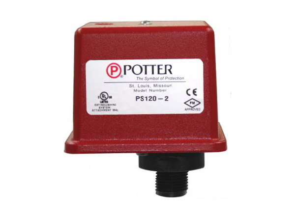 1341204 Potter PS120-2 Pressure switch with two sets SPDT contacts