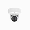 QNE-7080RVW Hanwha Techwin 3.2~10mm Motorized 20FPS @ 4MP Outdoor Day/Night WDR Eyeball IP Security Camera 12VDC/PoE - White