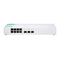 QSW-308S-US QNAP 8 x 1GbE Ports Plus 3 10GbE SFP Ports Unmanaged Switch
