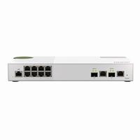 QSW-M2108-2C QNAP 8 x 2.5GbE Ports and 2 x 10GbE/RJ45 Ports Layer 2 Web Managed Switch for SMB Network Deployment