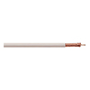 R001510RM2W Remee 20 AWG Unshielded Solid Bare Copper RG59 CMR Non-Plenum CCTV Coaxial Cable - 1000' Pull Box - White