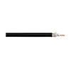 R001586RM1B Remee 14 AWG Aluminum Braid Shielded Solid Bare Copper RG11 CMR Non-Plenum Coaxial Cable - 1000' Reel - Black