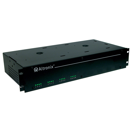 R2416300UL Altronix 16 Fused Output Rack Mount CCTV Power Supply 24VAC @ 12.5Amp or 28VAC @ 10Amp