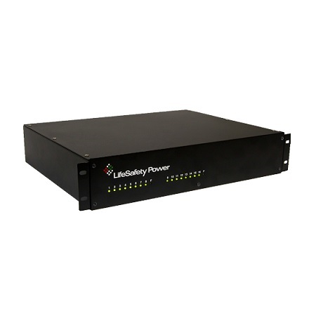  RA100-8 LifeSafety Power RA100 Series 4 Amp 24VAC Access Control and CCTV Power Supply in UL Listed Indoor 19" W x 3.5" H x 14" D Rackmount Electrical Enclosure