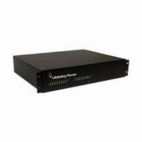 RC250B-C8D8 LifeSafety Power RC250 Series 4 Amp 12VDC 8 Lock 8 Auxiliary Distribution Outputs Access Control and CCTV Power Supply in UL Listed Indoor 19" W x 3.5" H x 14" D Rackmount Electrical Enclosure