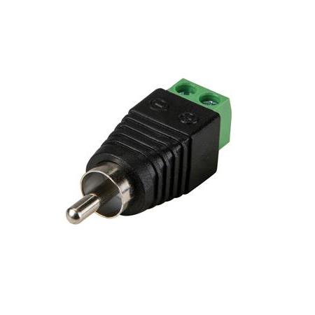 RCAM-T-10 Rainvision RCA Male to Screw Terminal Connector - 10 Pack