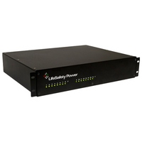 RD250/250-8 LifeSafety Power RD250 Series 20 Amp 12VDC 10 Amp 24VDC 8 Auxiliary Distribution Outputs Access Control and CCTV Power Supply in UL Listed Indoor 19" W x 3.5" H x 14" D Rackmount Electrical Enclosure