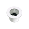 RHIUTH American Dynamics Indoor Top Hat Dome Housing with Deluxe Trim Ring - Plenum Rated