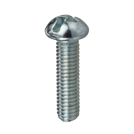 RMC14114 L.H. Dottie 1/4 x 1-1/4 Round Head Slotted/Phillips (Combo) Machine Screws - Zinc Plated - Pack of 100