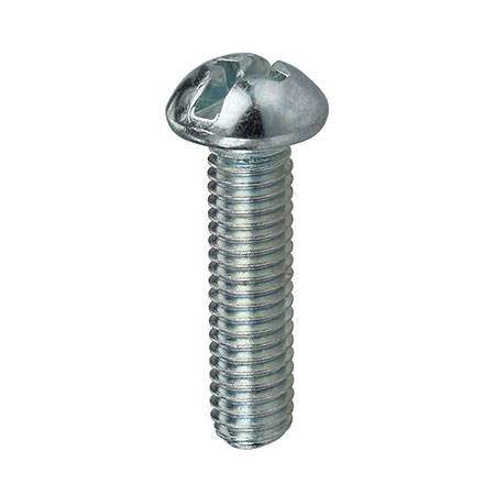 RMC1434 L.H. Dottie 1/4 x 3/4 Round Head Slotted/Phillips (Combo) Machine Screws - Zinc Plated - Pack of 100