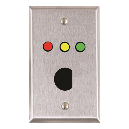 RP-33LESSD Alarm Controls S.G.S.S. RED, YELLOW and GREEN LED LESS D HOLE