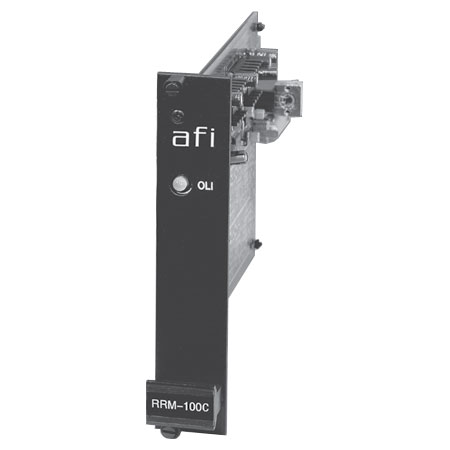 RRM-100C American Fibertek Single Channel Rack Card Video Receiver FM Video System