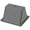 RTSB405-10 Arlington Industries 5" W x 4" H Roof Topper Base Only 4" - Pack of 10