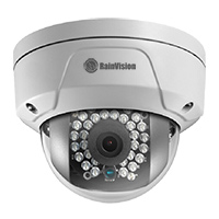 [DISCONTINUED] IPHVD3-2.8-W Rainvision 2.8mm 20FPS @ 2048 x 1536 Outdoor IR Day/Night Mini Rugged Dome IP Security Camera 12VDC/PoE
