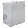 EP161409-O3 STI Polycarbonate Enclosure with NEMA 3R Filter Fan w/ Filter Vent 16 x 14 x 9 Opaque