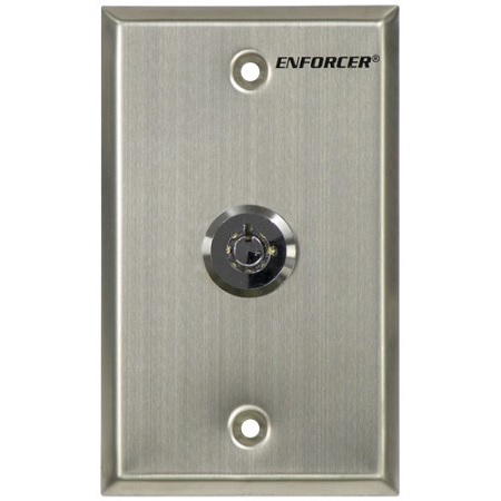 SD-72002-V0 Seco-Larm Shunt Switch Single-Gang Request-To-Exit Key Switch Plate