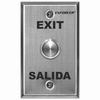 SD-7204SGEX1Q Seco-Larm Vandal-Resistant Stainless-Steel Single-Gang Request-To-Exit Plate
