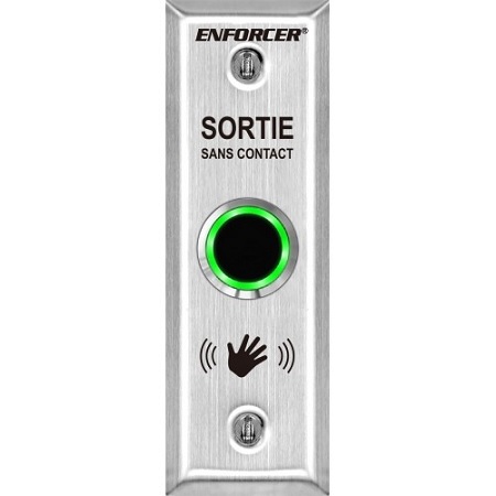 SD-9163-KS2Q Seco-Larm Outdoor No-Touch Sensor with French Message Slim Line