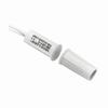 SM-207-5Q/W-10 Seco-Larm 3/8" Press-Fit Mount N.C. Magnetic Contact w/ Short Switch and Magnet - White - Pack of 10