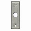 SS-199Q-10 Seco-Larm Stainless-Steel Slimline Plate w/ 3/4" D-Hole - Pack of 10
