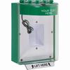 STI-13430CG STI Universal Stopper Dome Cover Enclosed Back Box, Sealed Mounting Plate and Hood with Horn and Relay - Custom Label - Green - Non-Returnable