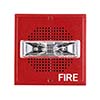 SA-S70-24MCW-FR Cooper Wheelock SA-S Supervised Self-Amplified Speaker and Strobe 24VDC - Square - Wall Mounted - Red