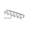 SANGLE24-2-3642 Middle Atlantic Raised-Floor Support Angles Front Back and Sides for Use with Rib-2-SNE24-36 & Rib-2-SNE24-42