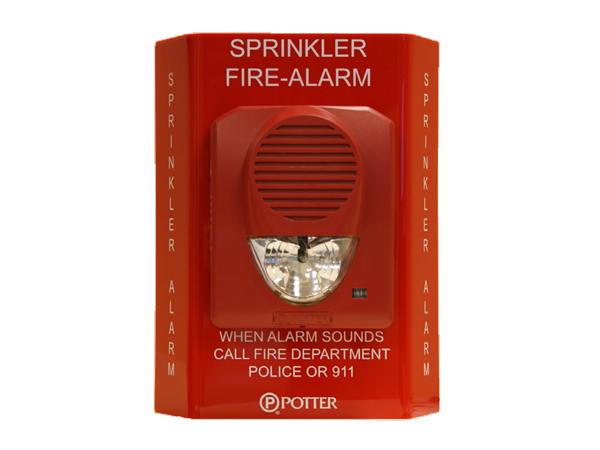 [DISCONTINUED] 1000755 Potter SASH-24 24VDC Sprinkler Alarm Select a Strobe/Horne/Sign Combination