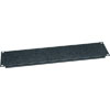 SB2 Middle Atlantic 2 Space (3 1/2 Inch) Flanged Steel Blank Panel, Black Textured Finish