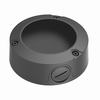 Show product details for SBO-100B1 Hanwha Techwin Bullet Camera Back Box - Dark Gray