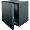 SBX-10 Middle Atlantic 10 Space (17 1/2 Inch), 15 Inch Deep Wall Rack with Locking Front Door, Black Finish