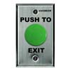 SD-7201GC-PEQ Seco-Larm Green Button Single-Gang Request-To-Exit Plate