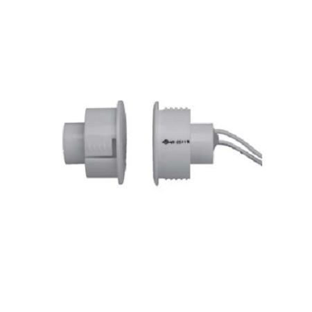 SD-81B-WH-10 Tane Alarm 1 Diameter Normally Closed Open Loop Steel Door Recessed Type Magnetic Contact 1.25 Gap - Pack of 10 - White