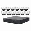 SEC-16CHDR8MPKITIP/12/2TB InVid Tech 16 Channel NVR Kit 160Mbps Max Throughput - 2TB and 12 x 8MP 2.8mm Outdoor IR Dome IP Security Camera