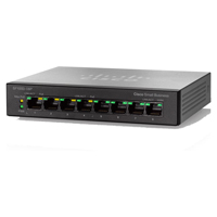 SF100D-08P-NA Cisco 8-Port Unmanaged 10/100 Desktop Switch with 4 Ports PoE - 33 Watts Budget