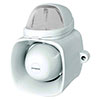 SH-816S-SQ/C Seco-Larm Indoor/Outdoor Self-Contained Siren/Strobe 9-15VDC - Clear