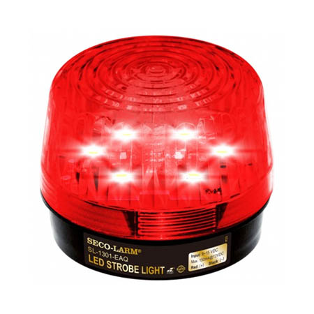SL-1301-EAQ/R Seco-Larm 9~15 VDC LED Strobe Light - Red