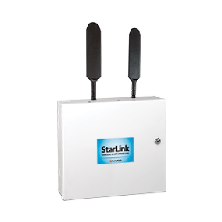 SLE-MAXV-CB-TF Napco StarLink MAX Commercial Burglar/Residential 5G LTE-M Cellular Alarm Communicator - White Metal Enclosure - Powered by Transformer - Verizon Network