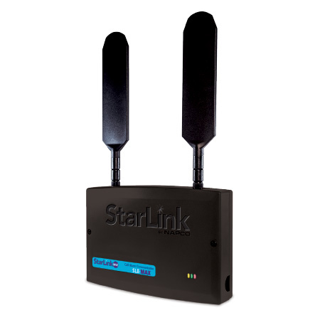 SLE-MAXV Napco StarLink MAX Up/Downloadable 5G LTE-M Alarm Communicator - Black Plastic Enclosure - Powered by Control Panel - Verizon Network