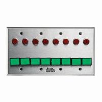 SLP-8M Alarm Controls Eight DPDT Momentary Switch Monitoring Control Station
