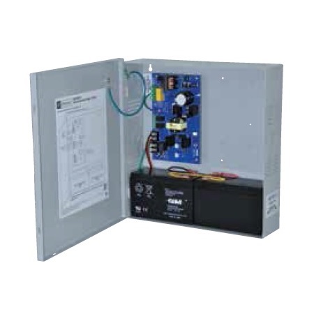 SMP3CTX220 Altronix 1 Channel 2.5Amp 24VDC or 2.5Amp 12VDC Power Supply in UL Listed NEMA 1 Indoor 13 W x 13.5 H x 3.25 D Steel Electrical Enclosure