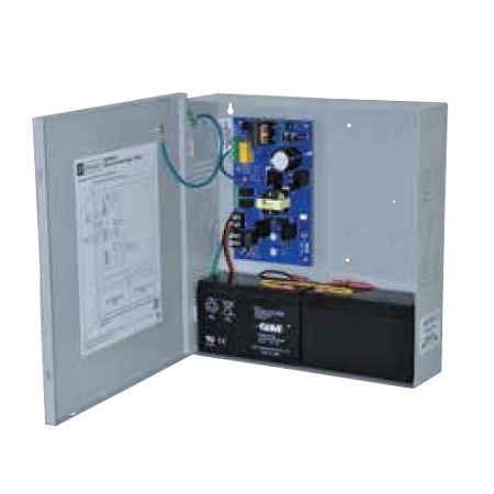 SMP3PMCTX220 Altronix 1 Channel 2.5Amp 24VDC or 2.5Amp 12VDC Power Supply in UL Listed NEMA 1 Indoor 13 W x 13.5 H x 3.25 D Steel Electrical Enclosure