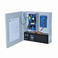 SMP3PMP4CB Altronix 4 Channel 2.5Amp 24VDC or 2.5Amp 12VDC Power Supply in UL Listed NEMA 1 Indoor 13” W x 13.5” H x 3.25” D Steel Electrical Enclosure